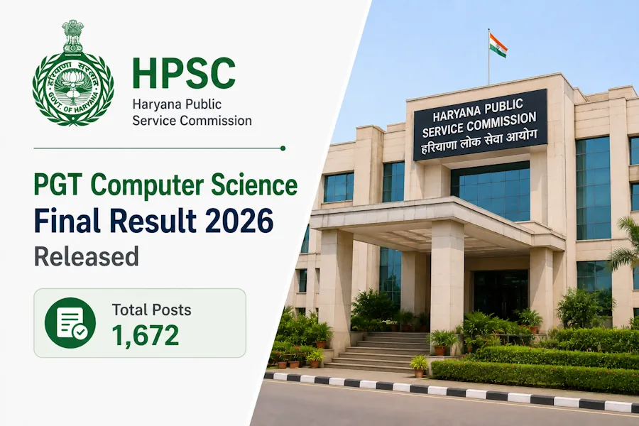 Access Computer Science HPSC PGT Computer Science Final Result 2026 Released for 1,672 Posts ...